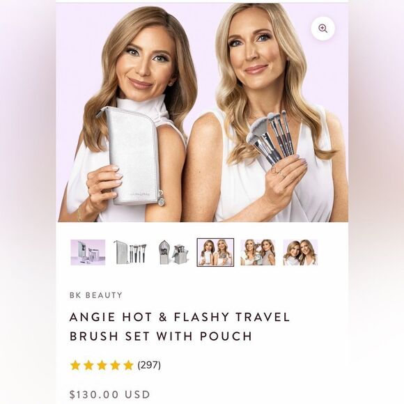 BK BEAUTY ANGIE HOT & FLASHY TRAVEL
BRUSH SET WITH POUCH - Picture 4 of 12
